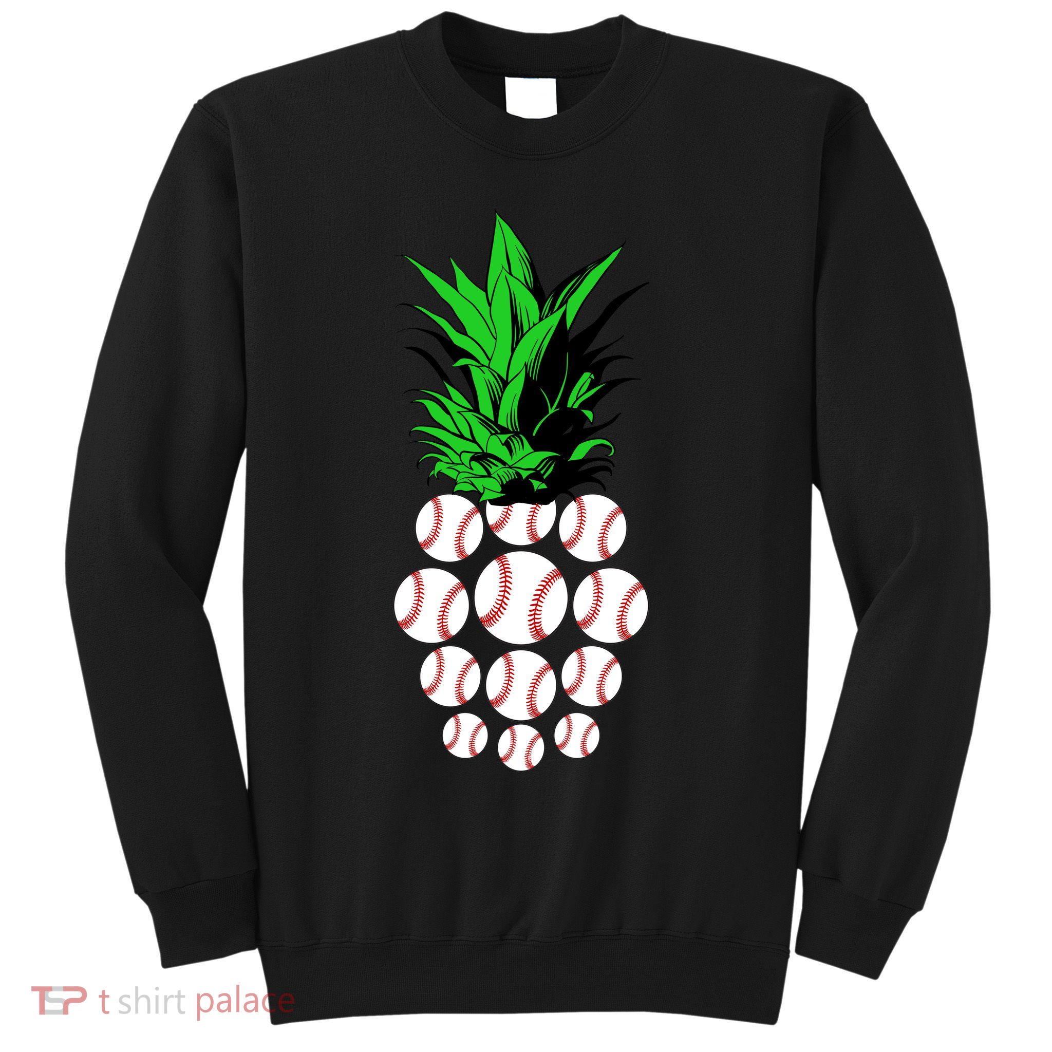 Pineapple Baseball Sweatshirt
