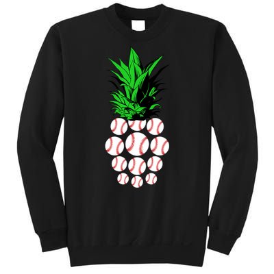 Pineapple Baseball Sweatshirt