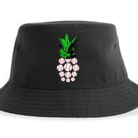 Pineapple Baseball Sustainable Bucket Hat