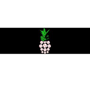 Pineapple Baseball Bumper Sticker