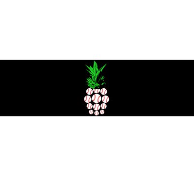 Pineapple Baseball Bumper Sticker