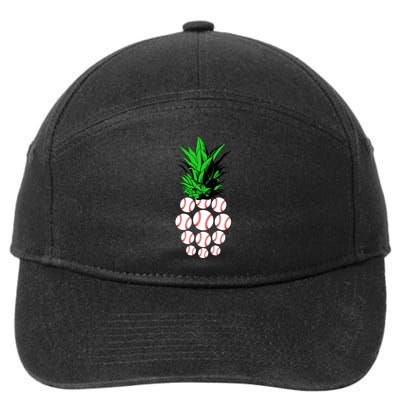 Pineapple Baseball 7-Panel Snapback Hat