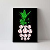 Pineapple Baseball Canvas