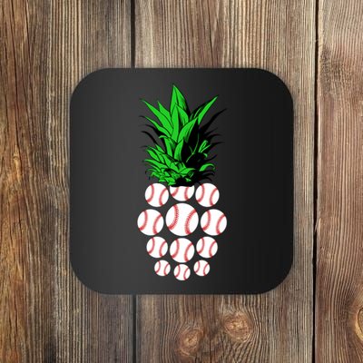 Pineapple Baseball Coaster