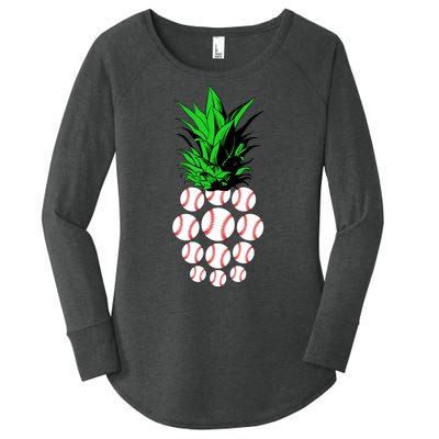 Pineapple Baseball Women's Perfect Tri Tunic Long Sleeve Shirt