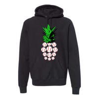 Pineapple Baseball Premium Hoodie