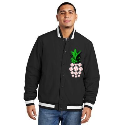 Pineapple Baseball Insulated Varsity Jacket