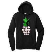 Pineapple Baseball Women's Pullover Hoodie