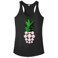 Pineapple Baseball Ladies PosiCharge Competitor Racerback Tank