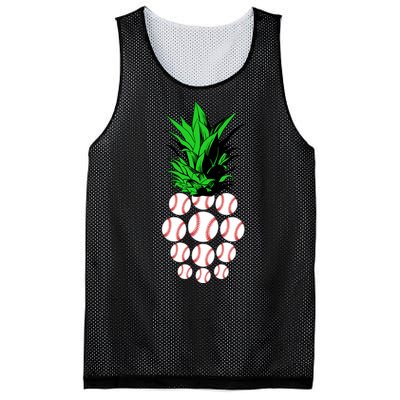 Pineapple Baseball Mesh Reversible Basketball Jersey Tank