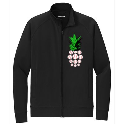 Pineapple Baseball Stretch Full-Zip Cadet Jacket