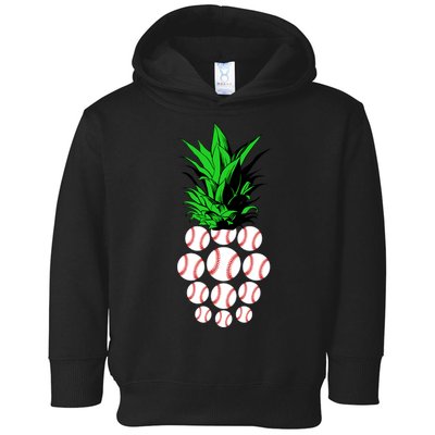 Pineapple Baseball Toddler Hoodie