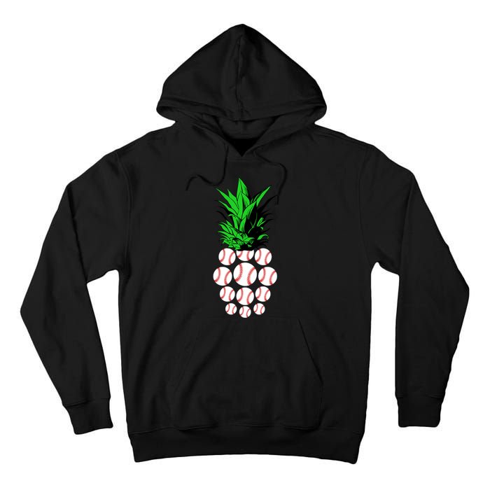 Pineapple Baseball Tall Hoodie