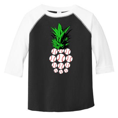 Pineapple Baseball Toddler Fine Jersey T-Shirt