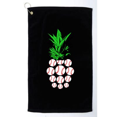 Pineapple Baseball Platinum Collection Golf Towel