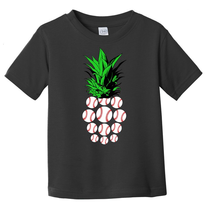 Pineapple Baseball Toddler T-Shirt