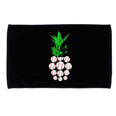 Pineapple Baseball Microfiber Hand Towel