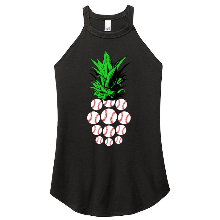 Pineapple Baseball Women's Perfect Tri Rocker Tank