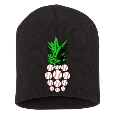 Pineapple Baseball Short Acrylic Beanie