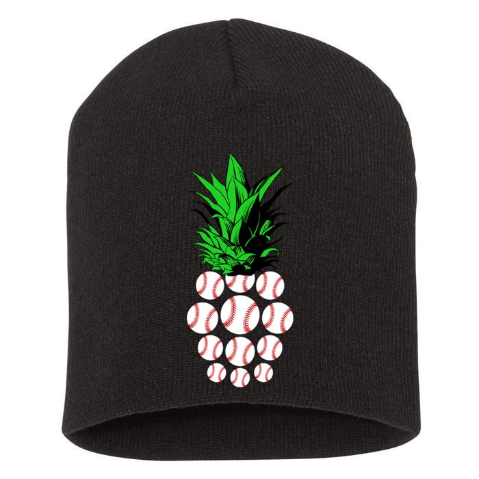 Pineapple Baseball Short Acrylic Beanie