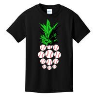 Pineapple Baseball Kids T-Shirt