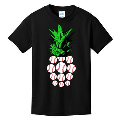 Pineapple Baseball Kids T-Shirt