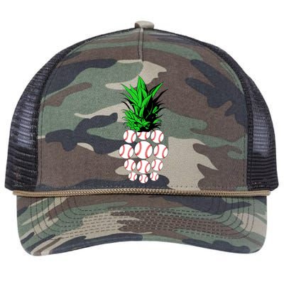 Pineapple Baseball Retro Rope Trucker Hat Cap