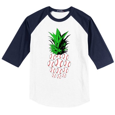 Pineapple Baseball Baseball Sleeve Shirt