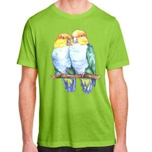 Pineapple Conure Watercolor Bird Adult ChromaSoft Performance T-Shirt