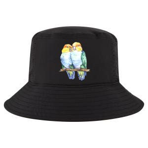 Pineapple Conure Watercolor Bird Cool Comfort Performance Bucket Hat