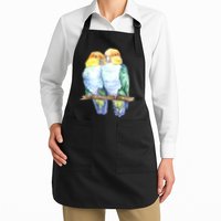 Pineapple Conure Watercolor Bird Apron