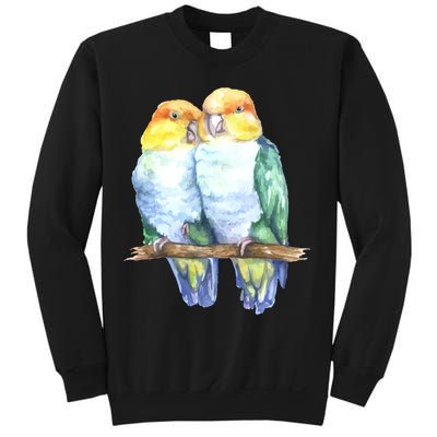Pineapple Conure Watercolor Bird Sweatshirt