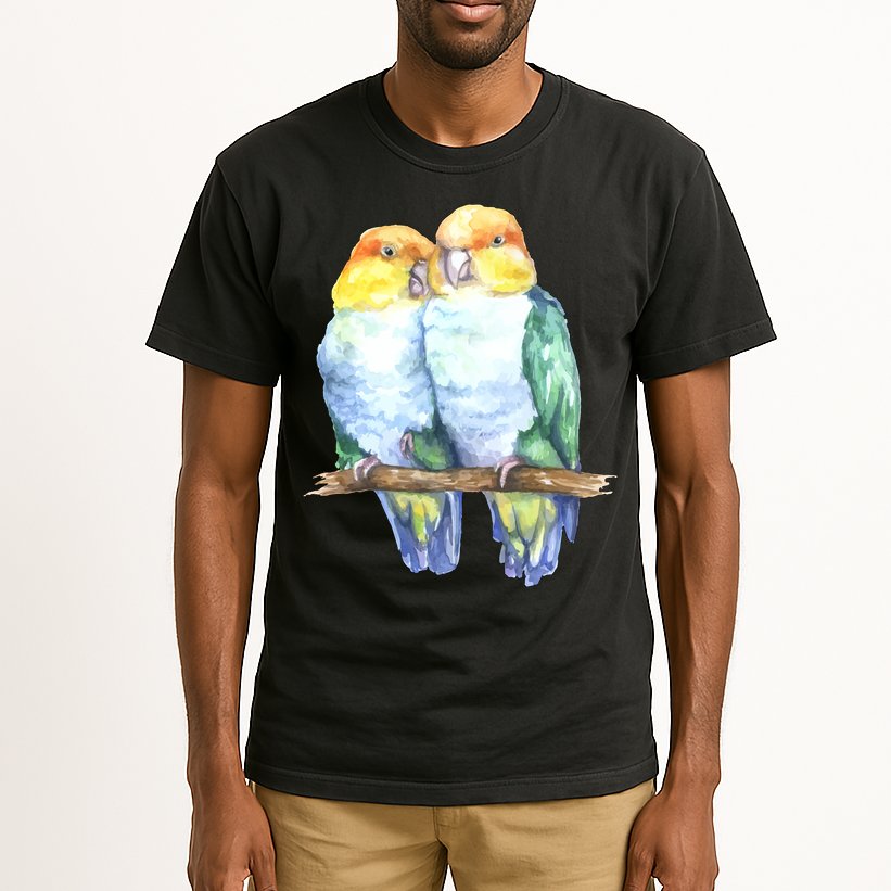 Pineapple Conure Watercolor Bird Tall T-Shirt