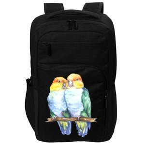 Pineapple Conure Watercolor Bird Impact Tech Backpack