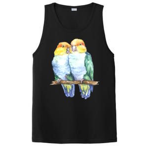 Pineapple Conure Watercolor Bird PosiCharge Competitor Tank