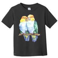 Pineapple Conure Watercolor Bird Toddler T-Shirt