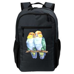 Pineapple Conure Watercolor Bird Daily Commute Backpack