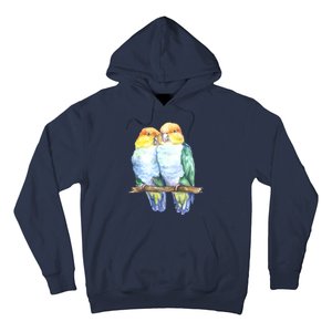 Pineapple Conure Watercolor Bird Hoodie