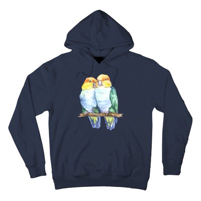 Pineapple Conure Watercolor Bird Hoodie