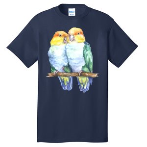 Pineapple Conure Watercolor Bird Tall T-Shirt