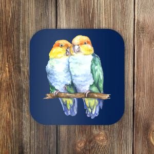 Pineapple Conure Watercolor Bird Coaster