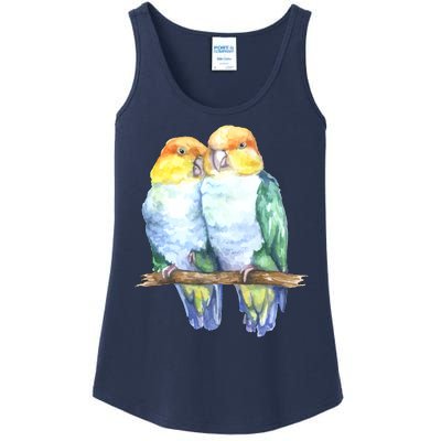 Pineapple Conure Watercolor Bird Ladies Essential Tank