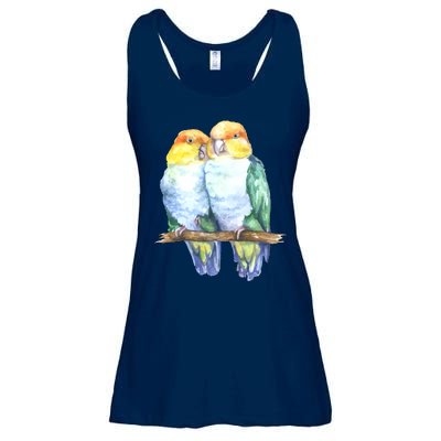 Pineapple Conure Watercolor Bird Ladies Essential Flowy Tank