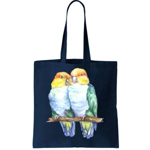 Pineapple Conure Watercolor Bird Tote Bag