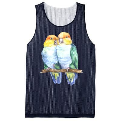 Pineapple Conure Watercolor Bird Mesh Reversible Basketball Jersey Tank