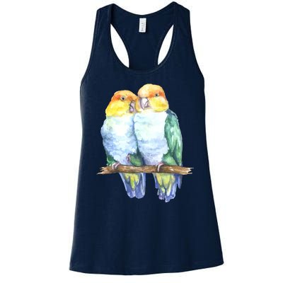 Pineapple Conure Watercolor Bird Women's Racerback Tank