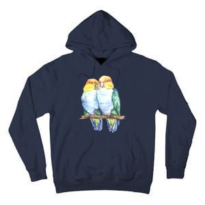 Pineapple Conure Watercolor Bird Tall Hoodie