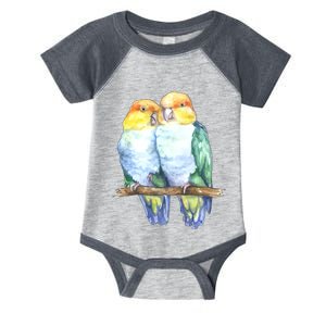 Pineapple Conure Watercolor Bird Infant Baby Jersey Bodysuit