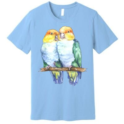 Pineapple Conure Watercolor Bird Premium T-Shirt