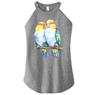 Pineapple Conure Watercolor Bird Women's Perfect Tri Rocker Tank